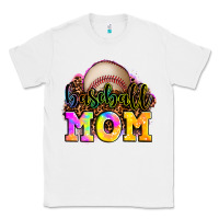 White baseball mom Classic Tee - OliviaCreatesArt