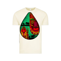 Vintage Arctic african masks teardrop  3 Vintage Tee - BundleAndBundleShop