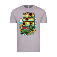Vintage Zinc Indiana Map Sunflower Cactus Serape Vintage Tee - RanaPortraitStore