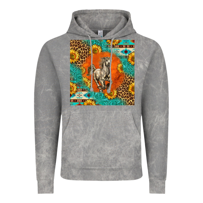 Western Percheron Horse Vintage Hoodie by LillyAllenDesigns | Teevron