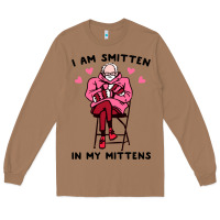 Toasted Coconut funny i am smitten in my mittens bernie Long Sleeve Tee - artisFamous