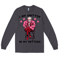 Smoke funny i am smitten in my mittens bernie Long Sleeve Tee - artisFamous