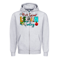 Heather Grey y'all gonna learn today Zipper Hoodie - RanaPortraitStore