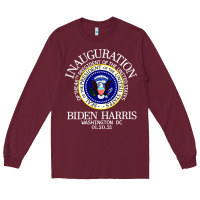 Burgundy inauguration day Long Sleeve Tee - artisFamous