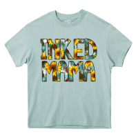 Arona Inked Mama Flowers Heavy Core Tee - CowCowDesign