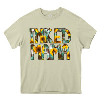 Mossy Inked Mama Flowers Heavy Core Tee - CowCowDesign