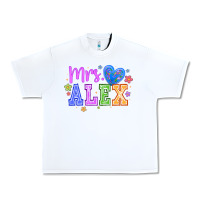 White mrs Urban Heavy Tee - CowhideDigitalArt