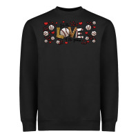 Black for the love of the game baseball Heavyweight Sweatshirt - Jasminsmagicworld