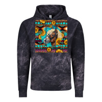 Cloud Black Haflinger Horse Aztec Vintage Hoodie - LillyAllenDesigns