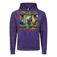 Cloud Purple Haflinger Horse Aztec Vintage Hoodie - LillyAllenDesigns