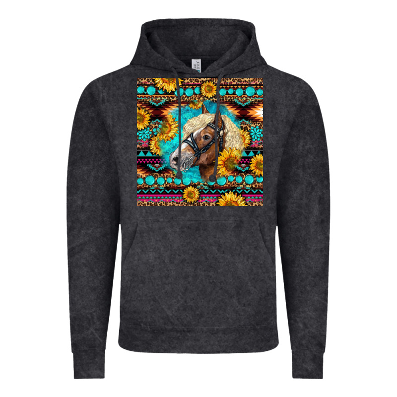 Haflinger Horse Aztec Vintage Hoodie by LillyAllenDesigns | Teevron