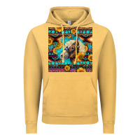 Vintage Mustard Haflinger Horse Aztec Vintage Hoodie - LillyAllenDesigns