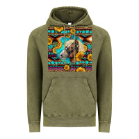 Vintage Olive Haflinger Horse Aztec Vintage Hoodie - LillyAllenDesigns