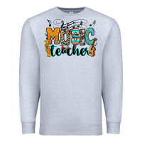 Heather Grey music teacher Premium Sweatshirt - RanaPortraitStore