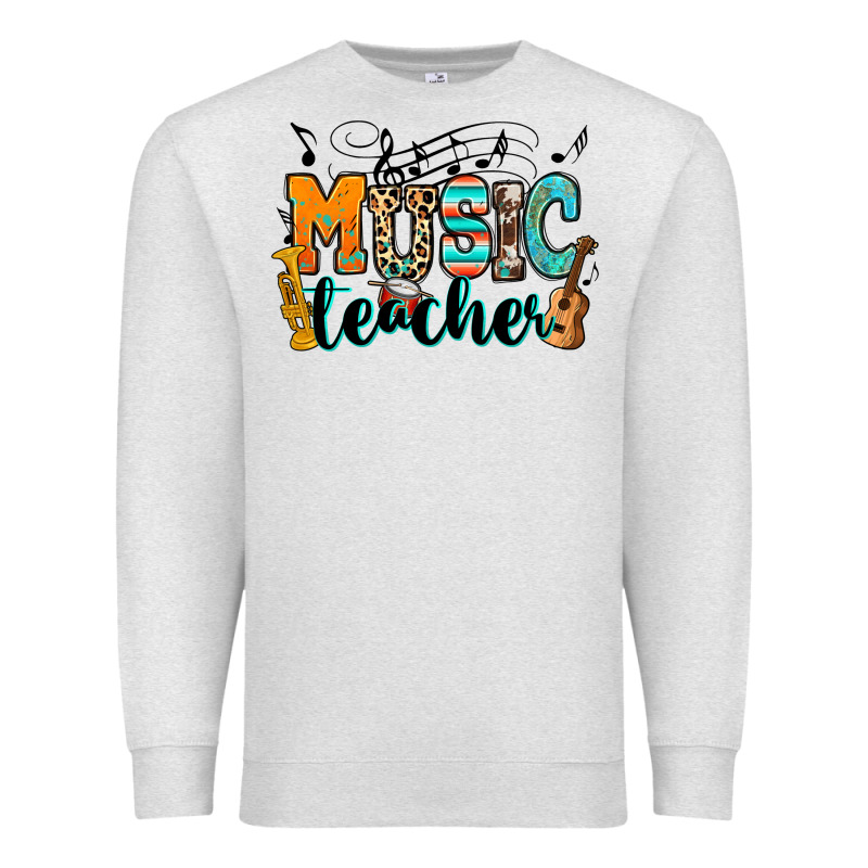 Music Teacher Premium Sweatshirt by RanaPortraitStore | Teevron
