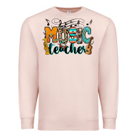 Pale Pink music teacher Premium Sweatshirt - RanaPortraitStore