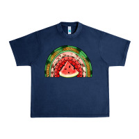 Navy watermelon rainbow Urban Heavy Tee - Jasminsmagicworld