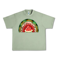 Oil Green watermelon rainbow Urban Heavy Tee - Jasminsmagicworld