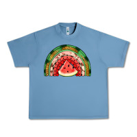 Pebble Blue watermelon rainbow Urban Heavy Tee - Jasminsmagicworld
