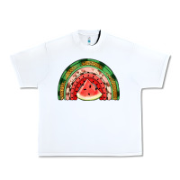 White watermelon rainbow Urban Heavy Tee - Jasminsmagicworld