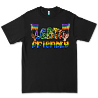 Black lgbtq friendly pride Premium Tee - FaDigitalArtStudio