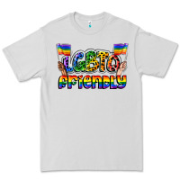 Dove Grey lgbtq friendly pride Premium Tee - FaDigitalArtStudio