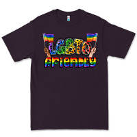 Plum lgbtq friendly pride Premium Tee - FaDigitalArtStudio