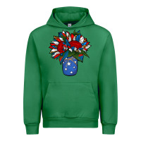 Emerald Patriotic Sunflower in a Jar Urban Hoodie - Jasminsmagicworld