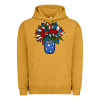 Pigment Peanut Butter Patriotic Sunflower in a Jar Urban Hoodie - Jasminsmagicworld
