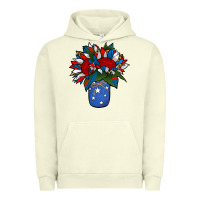 Pigment Pistachio Patriotic Sunflower in a Jar Urban Hoodie - Jasminsmagicworld