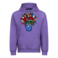 Tulip Patriotic Sunflower in a Jar Urban Hoodie - Jasminsmagicworld