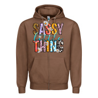 Chestnut sassy little thing Zipper Hoodie - RanaPortraitStore