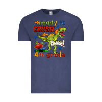 Vintage Denim ready to crush 4th grade Vintage Tee - BundleAndBundleShop