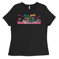Black best teacher ever libbey glass Ladies Tee - BundleAndBundleShop