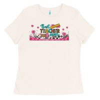 Bone best teacher ever libbey glass Ladies Tee - BundleAndBundleShop