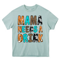 Arona Mama Needs a Drink Heavy Core Tee - CowCowDesign