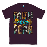 Plum faith over fear Classic Tee - OliviaCreatesArt