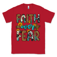 Red faith over fear Classic Tee - OliviaCreatesArt