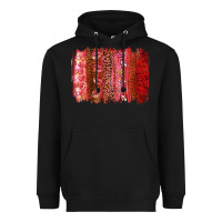 Black Valentine's Day Brushstrokes Heavyweight Hoodie - RanaPortraitStore