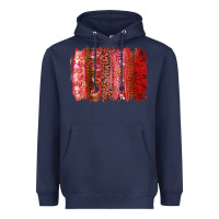 Navy Valentine's Day Brushstrokes Heavyweight Hoodie - RanaPortraitStore