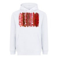 White Valentine's Day Brushstrokes Heavyweight Hoodie - RanaPortraitStore