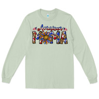Matcha American mama Long Sleeve Tee - CowhideDigitalArt