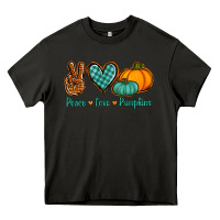 Asphalt peace love pumpkins Heavy Core Tee - Jasminsmagicworld