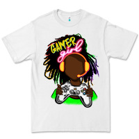 White black gamer girl Premium Tee - FaDigitalArtStudio