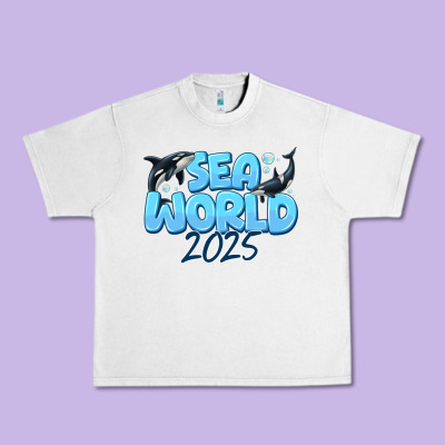 Sea World 2025 Urban Heavy Tee Designed By Cowhidedigitalart