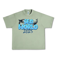 Oil Green Sea World 2025 Urban Heavy Tee - CowhideDigitalArt