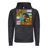 Vintage Arctic quarter horse aztec pattern Vintage Hoodie - LillyAllenDesigns