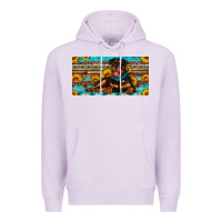 Lilac rottweiler with sunflowers license plate Premium Hoodie - Artiststas