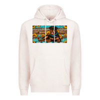 Pale Pink rottweiler with sunflowers license plate Premium Hoodie - Artiststas