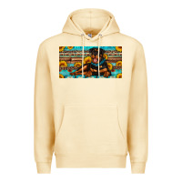 Pina Colada rottweiler with sunflowers license plate Premium Hoodie - Artiststas